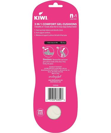 KIWI Gel Comfort Women Insoles - 1 Pair | Cushioning for All-Day Support - Buy Online on GoSupps.com