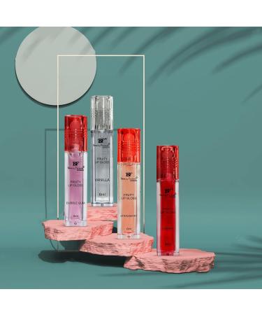 Beauty Forever Fruity Roll on Lip Gloss Moisturising & Hydrating Available in 4 Flavours 6ml (Vanilla) - Buy Online on GoSupps.com