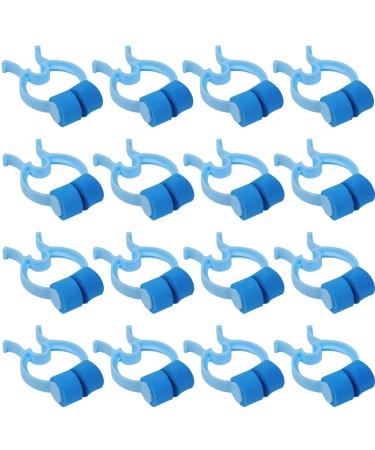 16 Pieces Nose Clips Nose Bleed Stopper Care Plastic Nasal Clip for Kids and Adult Emergency Accident