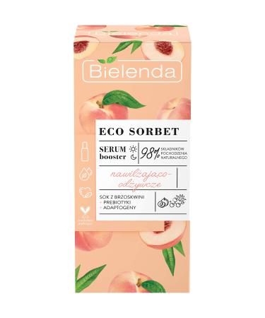 Bielenda - ECO SORBET - Moisturizing and nourishing face booster serum - Peach - 30 ml
