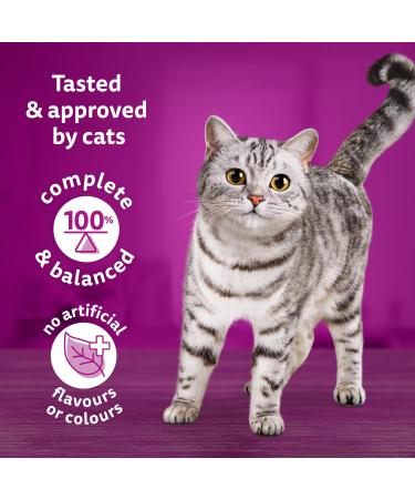 WHISKAS Meaty Selections Adult Dry Cat Food With Real Chicken 2kg bag - Buy Online on GoSupps.com