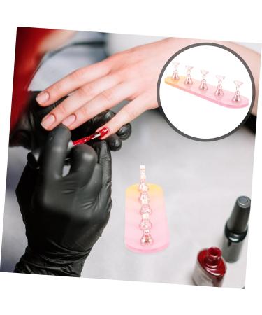 Beaupretty 3 Sets Nail Practice Holder Nail Art Practice Convenient Nail Holders Manicure Nail Stands Practice Nail Racks Decorative Nail Stands Stick on Tiles Cosmetic Plastic Nail Painting - Buy Online on GoSupps.com