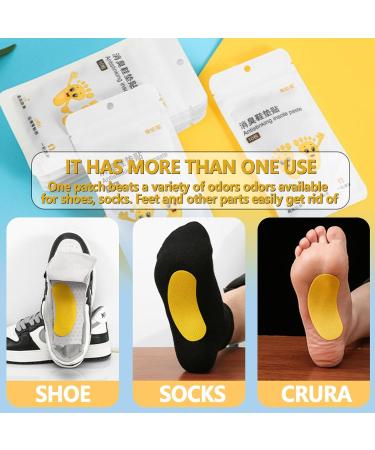 Outdoor Shoes Deodorant & Foot Deodorant Stickers - Natural Eucalyptus Lemongrass Odor Removal 20 Pcs - Buy Online on GoSupps.com
