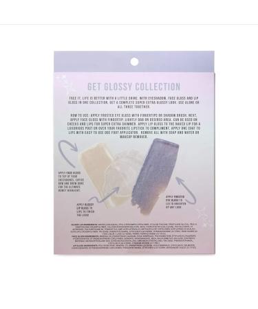 Get Glossy: Eye Face & Lip Gloss Collections Gift Set - International Shipping Available - Buy Online on GoSupps.com