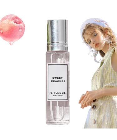 Enhanced Pheromone Perfume Roll-On Pheromone Perfume Original Instinct Scent Women Pheromone Perfume 10ml (Peach Vanilla)