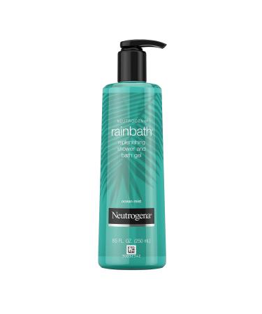Neutrogena Rainbath Replenishing and Cleansing Shower and Bath Gel  Moisturizing Body Wash and Shaving Gel with Clean Rinsing Lather  Ocean Mist Scent  8.5 fl. oz Replenishing Ocean Mist 8.5 Fl Oz (Pack of 1)