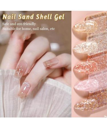 Buy Glitter Gel Nail Polish Set - 8 Sparkly Soak Off UV Gel Colors for DIY Nail Art | International Shipping Available - Buy Online on GoSupps.com