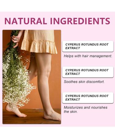 2Pcs Cyperus Robundus Oil 60ml Natural Cyperus Rotundus Oil for Hair Removal Ideal for All Skin Types Moisturizing & Soothing Reducing Unwanted Body Hair Growth - Buy Online on GoSupps.com