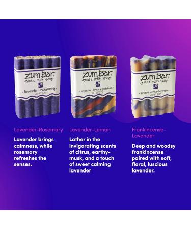Zum Indigo Wild Lavender Bar Soap 6-Pack - Handcrafted Natural Blends - Buy Online on GoSupps.com