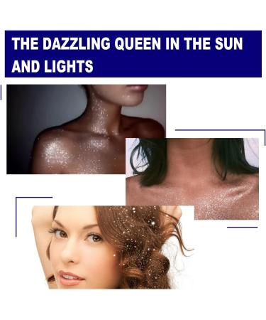 Shiny Body Glitter Spray for Skin, Hair & Clothing - Waterproof & Quick-Drying Formula for Prom, Festival & Stage Makeup - Buy Online on GoSupps.com