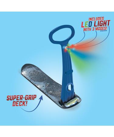 Geospace LED Ski Scooter - Foldable Snowboard Kick-Scooter for Snow Use - Assorted Colors - Buy Online on GoSupps.com