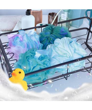 Gincai 4pcs Bath Balls, Puffs, Loofah & Exfoliating Scrub Set - For Thorough Cleansing and Exfoliation - Buy Online on GoSupps.com