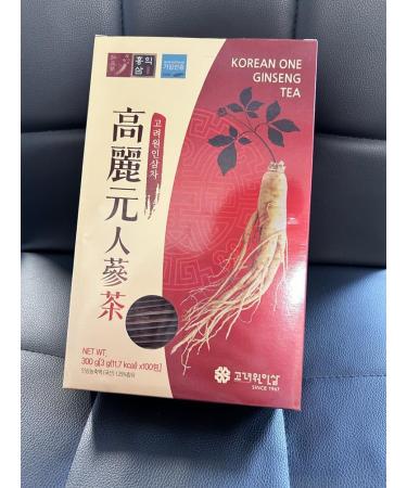 Korean Ginseng Tea Bags Korea Original 100 Packs *3g (100 Packs *3g) - Buy Online on GoSupps.com