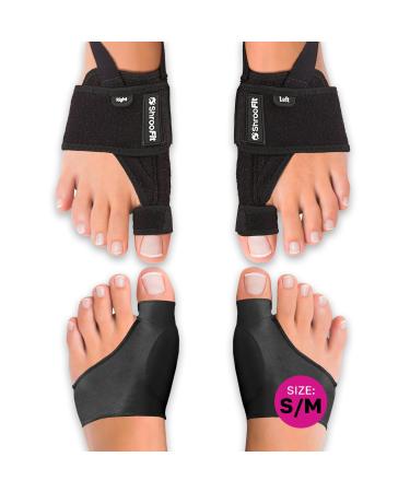 Effective Bunion Corrector for Women and Men | Bunion Relief Kit Straighten Toes and Correct Bunions | Bunion Corrector Cushion Sleeves | Feet for Men & Women - Small/Medium