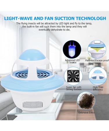 New Indoor Mosquito Killer Small Insect Trap Bug Zapper Bedroom Flying Bugs Trap Safety for Babies and Pregnant Women Blue - Buy Online on GoSupps.com