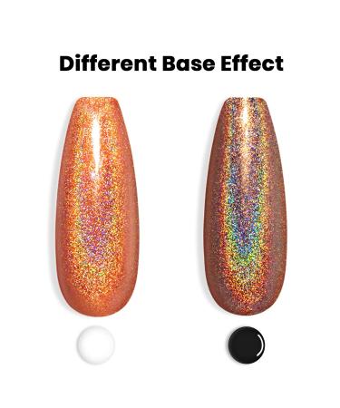 RARJSM Holographic Nail Polish - Classic Orange Gel Polish for Salon & DIY Use | Soak Off Gel UV/LED Compatible | RAR158 - Buy Online on GoSupps.com