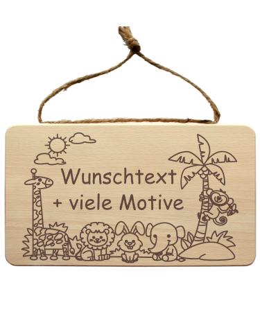 Baby shield personalized - individually with dates of birth name date of birth saying motif - as a wood wall shield "welcome baby" gift for birth birth table birth gift decoration baby sign - Buy Online on GoSupps.com