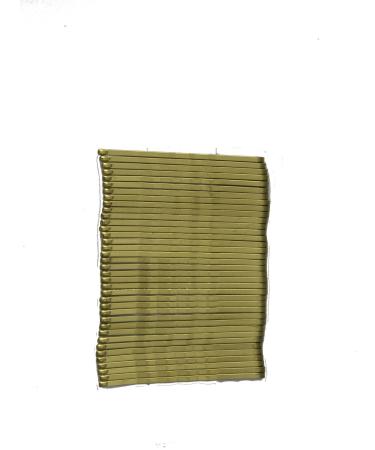 card of 36 gold blonde kirby grips. 4.5 cm. by Hair Accessory