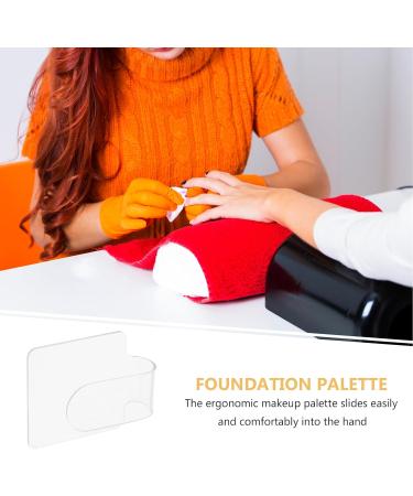 Hohopeti Palette de Maquillage Acrylique Transparente pour M lange Fond de Teint Manucure Plateau Lisse Multi-usage pour Customisation Couleurs et Nail Art - Buy Online on GoSupps.com