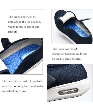 Yytcsjz Diabetic Wide Fit Memory Foam Slippers - Adjustable Surgical Orthopaedic Shoe for Diabetic and Edema Elderly - Non Slip, Fattening, and Widening (Khaki, 25cm) - Buy Online on GoSupps.com
