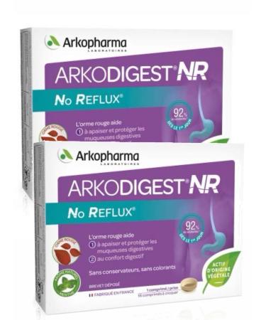 Arkodigest NR No Reflux – Pack of 2 Boxes of 16 Tablets