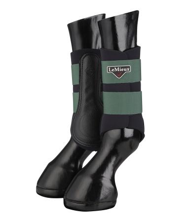 LeMieux Brushing Horse Boots - Protective Gear and Training Equipment - Equine Boots Wraps & Accessories Large Hunter Green Grafter - Buy Online on GoSupps.com