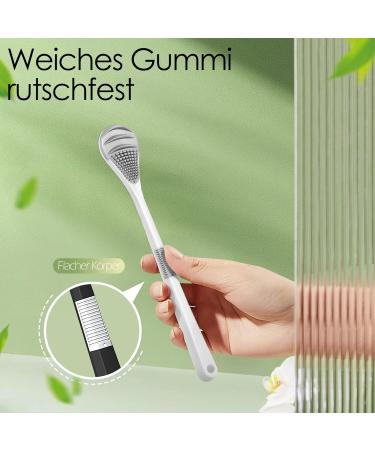Sonnorel Tongue Scraper Set - Silicone Bad Breath Solution | Edible Quality No Cleaning Gel Needed | Fresh Breath in Seconds - Buy Online on GoSupps.com