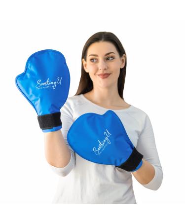 Soothing U Love Yourself Hot and Cold Hand Therapy Gloves with Inner Finger Gel Pack - Pain Relief for Neuropathy Arthritis Carpal Tunnel and Joint Deformity - One Size Fits All - Buy Online on GoSupps.com