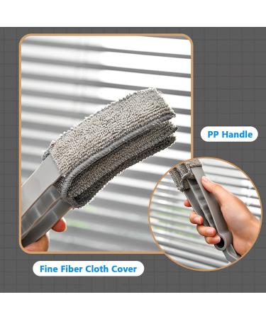Blinds Cleaner Tool Venetians Blind Cleaner Brush - Blinds Duster Brush for Air Conditioner Shutters Dust Collector Cleaning Cloth Tool - Buy Online on GoSupps.com