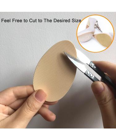 Non-Slip Shoe Pads - Self-Adhesive Anti-Slip Grips for Shoes | 6 Pairs Beige Silicone Sole Protectors - Odorless & Noise Reducing - Buy Online on GoSupps.com