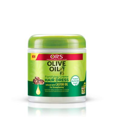 Ors Olive Oil Creme Hair Dress 6 Ounce Jar (177ml) (3 Pack)