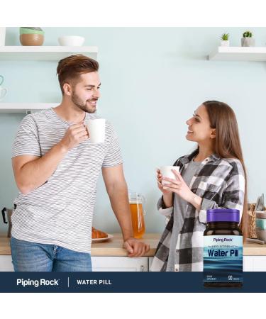 Piping Rock Water Pill for Men and Women | 90 Tablets | Super Strength Supplement | Vegetarian Non-GMO Gluten Free - Buy Online on GoSupps.com