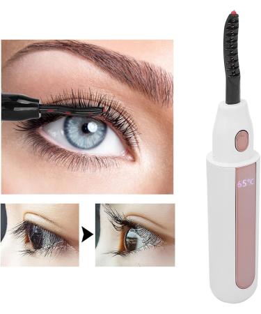 Verdant Touch Heated Eyelash Curler Heated Eyelash Curler Portable USB Rechargeable Electric Curlers for Women White - Buy Online on GoSupps.com