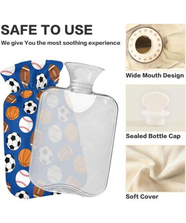 2L Heating Bottle for Pain Relief - Sport Football Baseball & Basketball Warm Bottles with Cover for Muscle Injuries - Buy Online on GoSupps.com