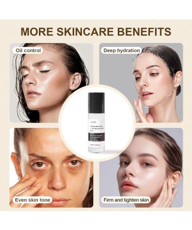 Mandelic Acid 10% + Hyaluronic Acid Serum 100ml - Gentle Exfoliation & Hydration for Radiant Skin - Buy Online on GoSupps.com