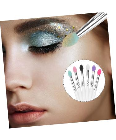 FOMIYES 12 Pcs Eye Shadow Brush Silicone Lip Brush Silicone Brush Big Sequined Eyeshadow Brush Smudge Stick - Buy Online on GoSupps.com