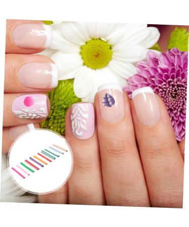 Housoutil 100 Pcs Diy Nail Ornaments Nail Art Manicure Canes Sticks 3d Nail Art Canes Stick Rods Materiales Para U as Diy Nail Ornaments Nail Art Canes Sticks Cell Phone Sticker mediumx2pcs As Shownx2pcs - Buy Online on GoSupps.com