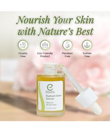 Elistre Radiant Glow facial oil with Vitamin C Blend of Exotic Essential and Nurturing plant oils For Very Dry skin Types - Buy Online on GoSupps.com