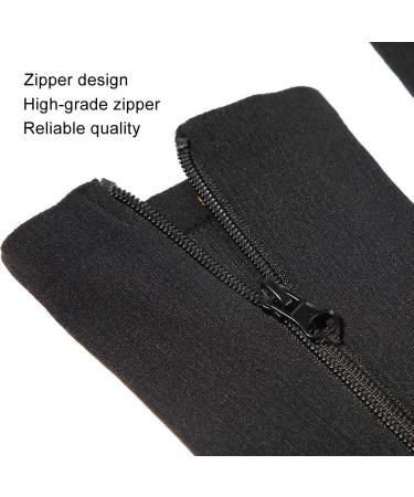 Medical Knee-High Compression Stockings for Men & Women 20-30 mmHg for Varicose Veins & Edema Open Toe Design Black - Buy Online on GoSupps.com