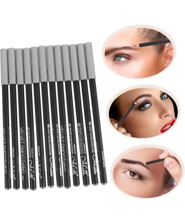 POPETPOP 12pi ces Crayon Noir Yeux Eyeliners Pratiques Outil De Maquillage F minin R sistant Transpiration Facile Transporter - Buy Online on GoSupps.com