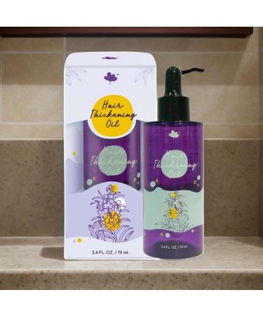 Jeruytgh Natural hair oils for Organic Hair Density Oil Hair Thickening Scalp Oil Scalp oil for thickness 70 ml hair growth oil Organic hair thickening oil for daily use - Buy Online on GoSupps.com