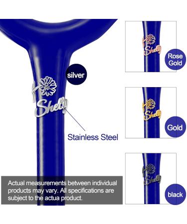 Personalized Handmade Birth Flower Stethoscope Name Tag - Style 5 - Buy Online on GoSupps.com