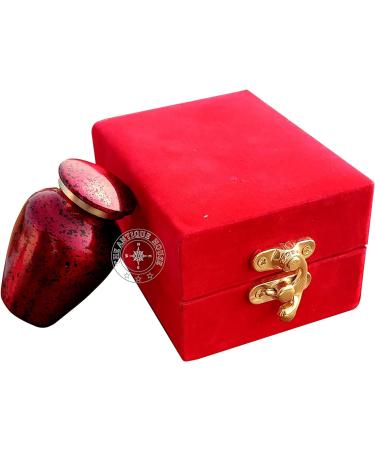 Mini Red Small Cremation Keepsake Urn for Human Ashes - Beautiful Celebration of Life - Timeless Comfort in Red Box - Buy Online on GoSupps.com