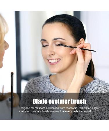 Eye brow Brush Eyeliner Brush Precision Eye Liner Makeup Brush Angled Eyeliner Brush Fine Angled Precision Eye Liner Makeup Brush Ultra Thin Eye Brow Slanted Flat Angle Makeup Tool A102 - Buy Online on GoSupps.com