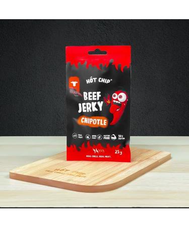  HOT CHIP HOT CHIP JERKY CHILLI CHIPOTLE 25 g - Buy Online on GoSupps.com