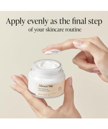 About Me Rice Makgeolli 6 Ceramide Cream Fermented Rice Face Moisturizer for Dry Sensitive Skin Rich Mochi Texture with Shea Butter & Galactomyces Vegan Fragrance-Free 2.87 oz (85ml) - Buy Online on GoSupps.com