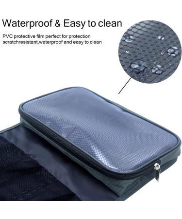 Relavel Travel Hanging Toiletry Bag Waterproof Shaving Kit Makeup Organizer, Gray - Buy Online on GoSupps.com