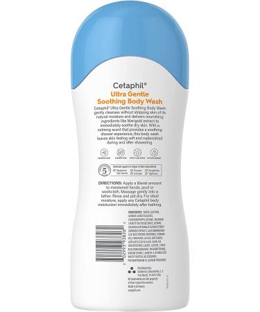 Cetaphil Ultra Gentle Soothing Body Wash 16.9 fl oz - Hydrate & Soothe Skin - Buy Online on GoSupps.com