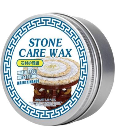 Polishing Wax for Stone | 200g Protective Stone Polish - Stone Stain Remover to Protect Stone Furniture/Floor/Wall from Grease Grimes Scratches Beige Single Attribute - Buy Online on GoSupps.com