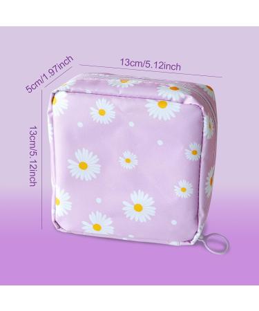TSHAOUN 3 Pieces Sanitary Napkin Towel Storage Bag Portable Menstrual Cup Pouch Sanitary Napkin Pad Organizer with Zipper Tampons for Girls Women Lady Collect Bag for Coin Lipstick Key (3Colors) - Buy Online on GoSupps.com